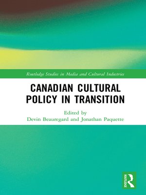 cover image of Canadian Cultural Policy in Transition